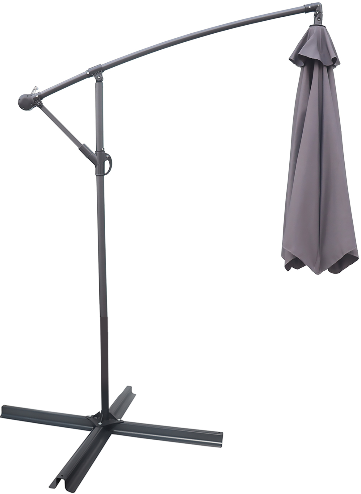 Ampelschirm - anthrazit - Ø 267 cm