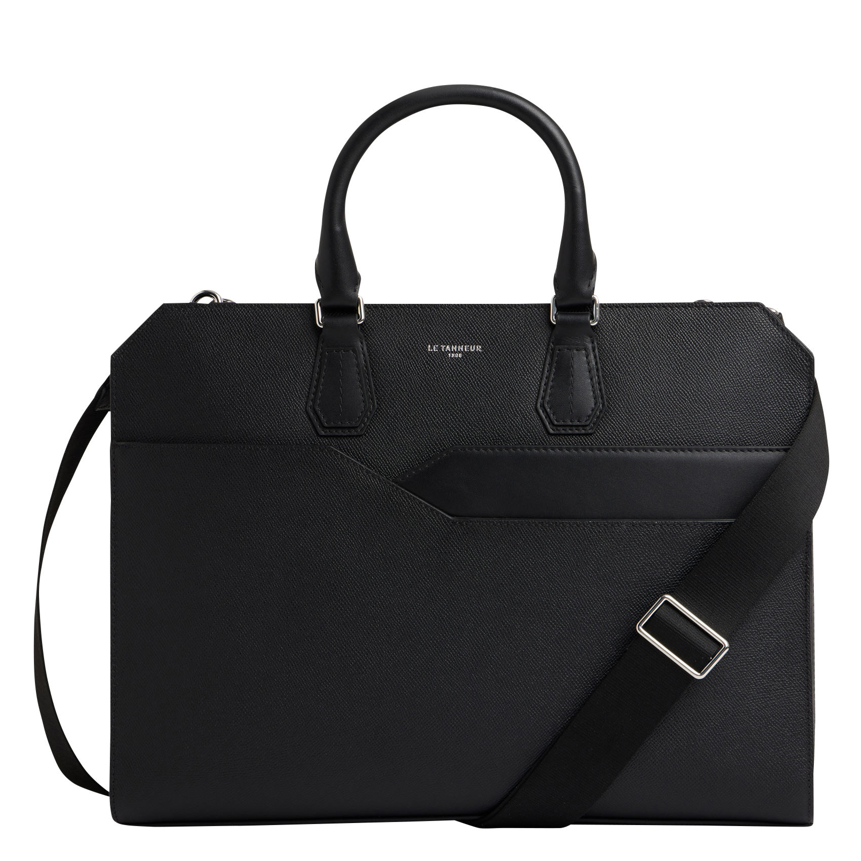 GASTON - Porte-documents en cuir | Noir
