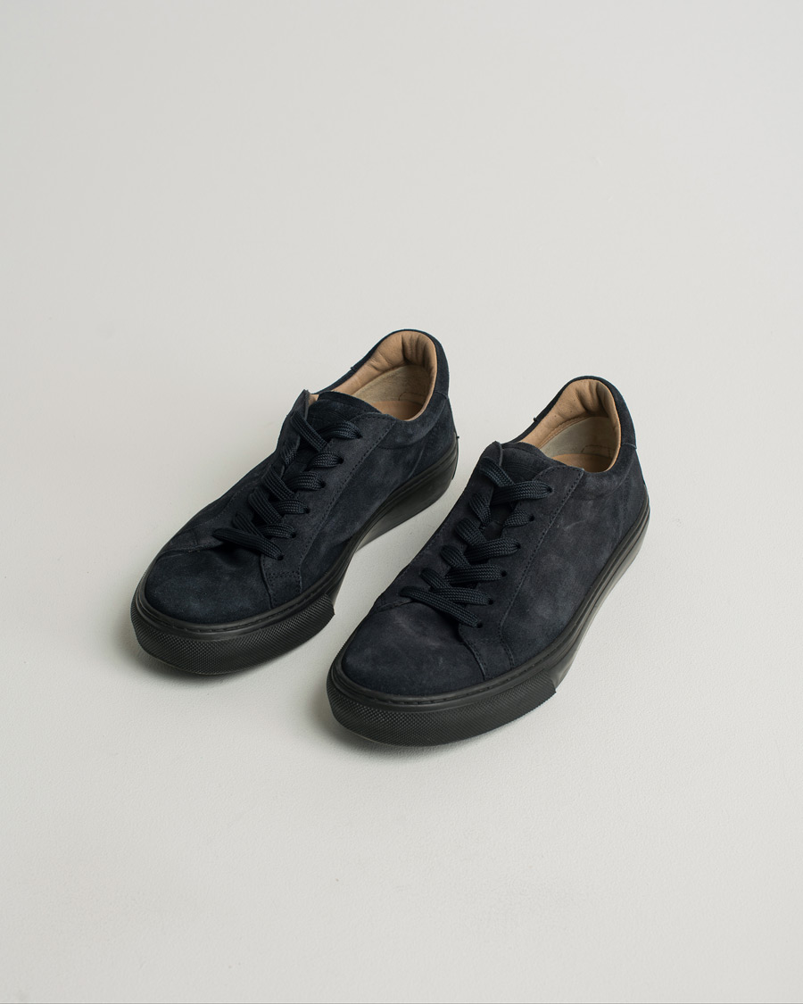 Tod's Cassetta Lacciata Sneaker Navy Suede