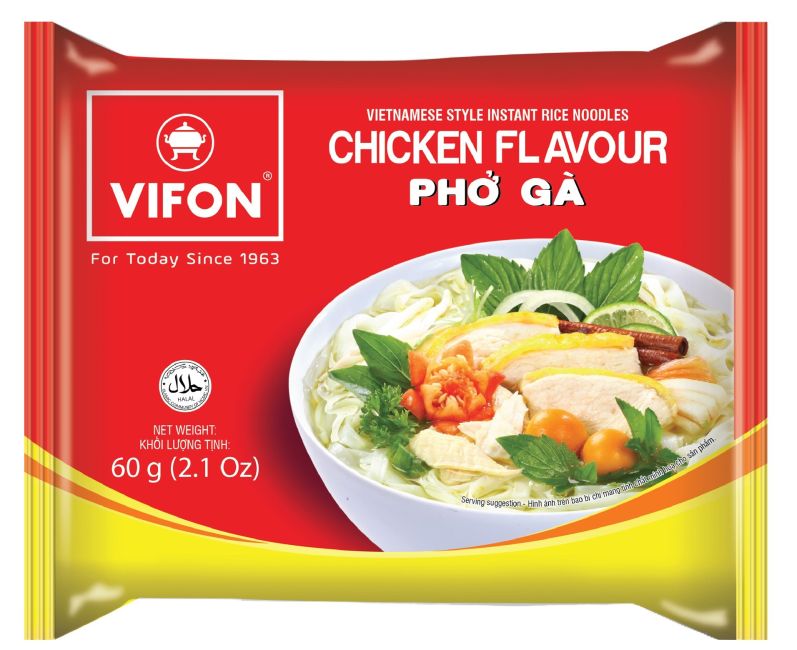 Vifon Instant Rijstnoedels met Kippensmaak 60g