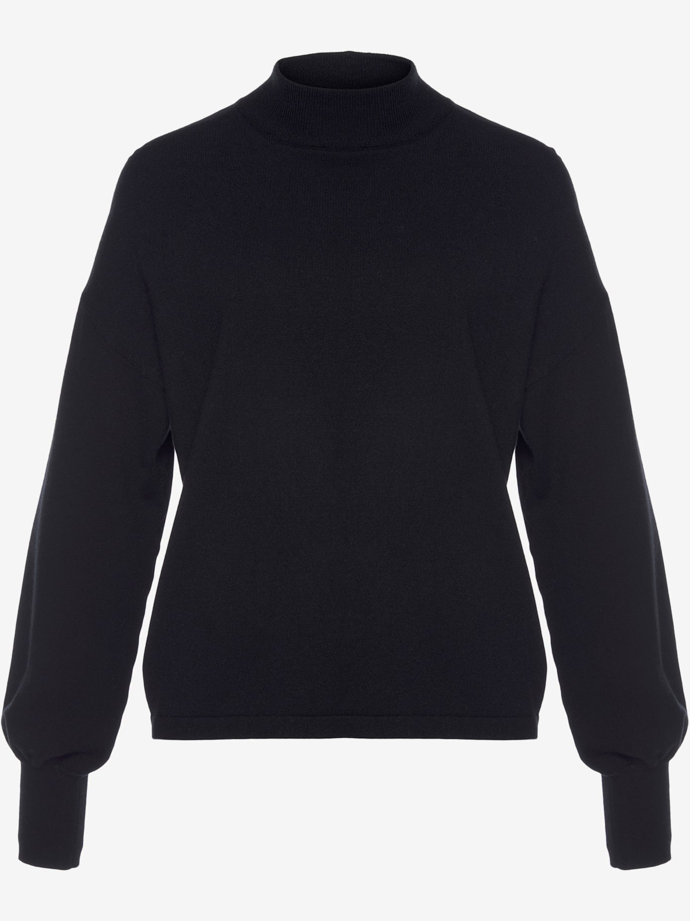 Pull en tricot avec petit col montant