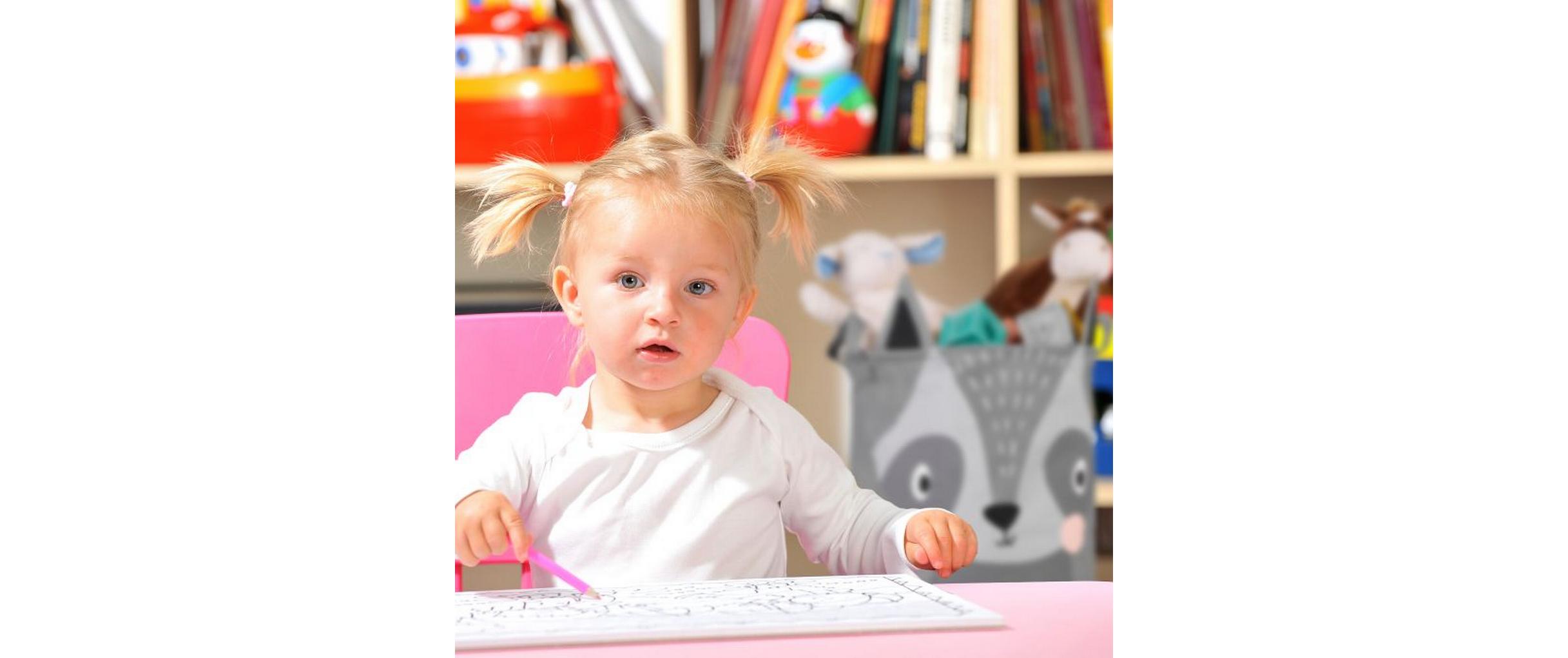 Spielzeugkorb gross WaschbärRunder Aufbewahrungskorb für das Kinderzimmer