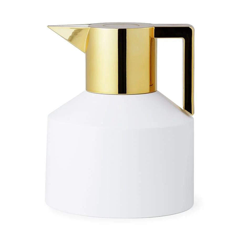 ​Normann Copenhagen - Geo Vacuum Jug - White/Gold