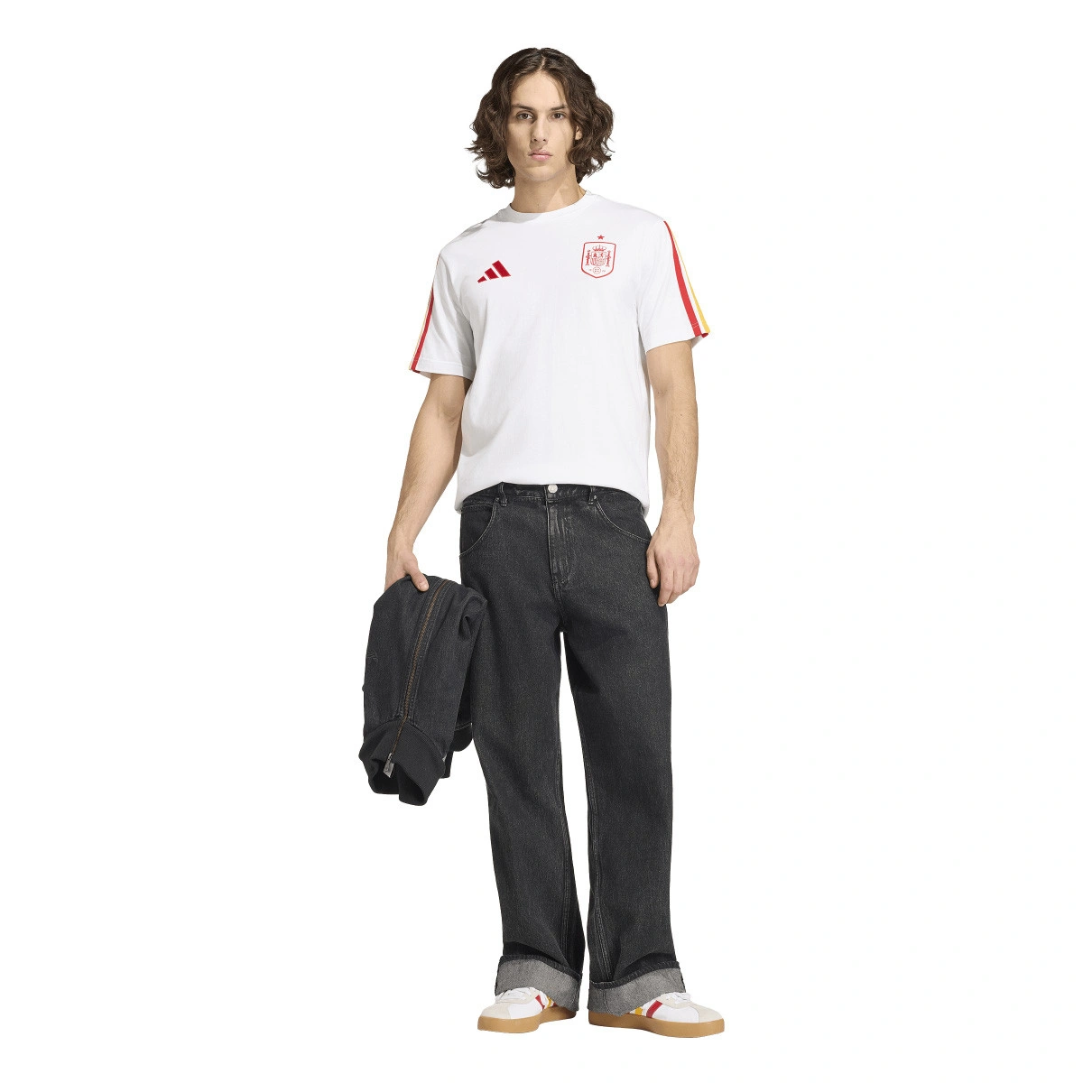 T-Shirt adidas Espanha DNA Fanswear Mundial 2026