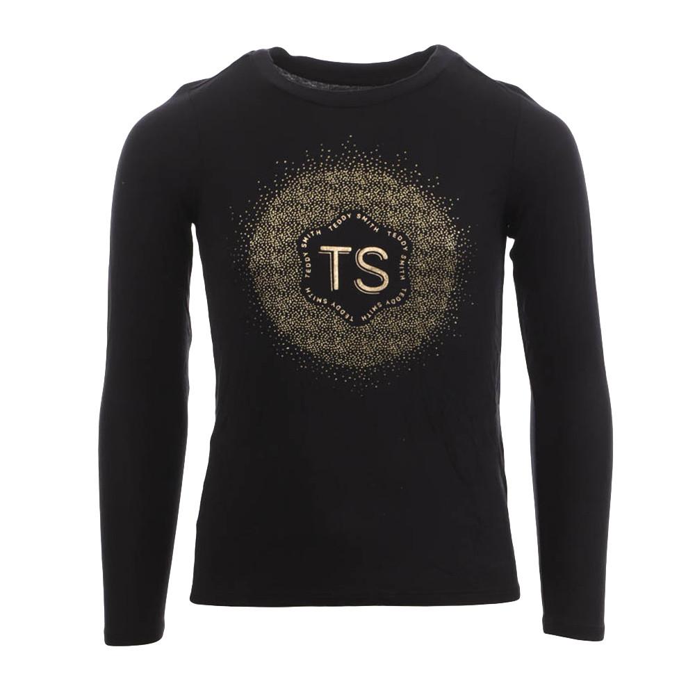Teddy Smith T-shirt Noir Fille Teddy Smith Tavy