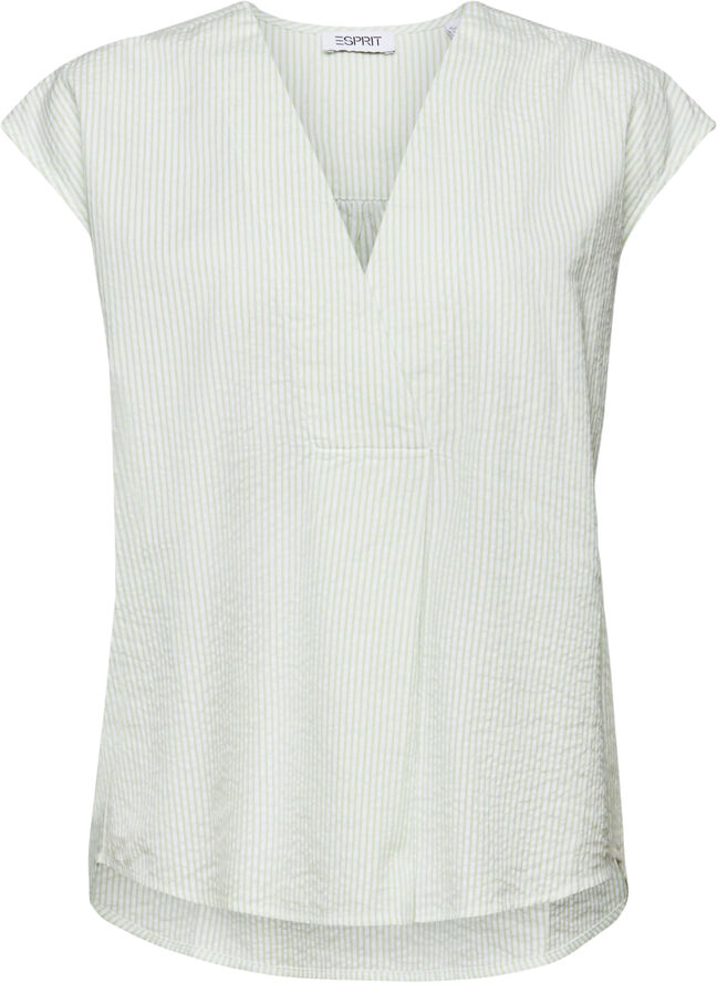 Esprit v neck blouse Light green