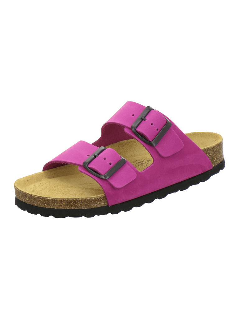 Pantoletten Damen Zweischnaller pink