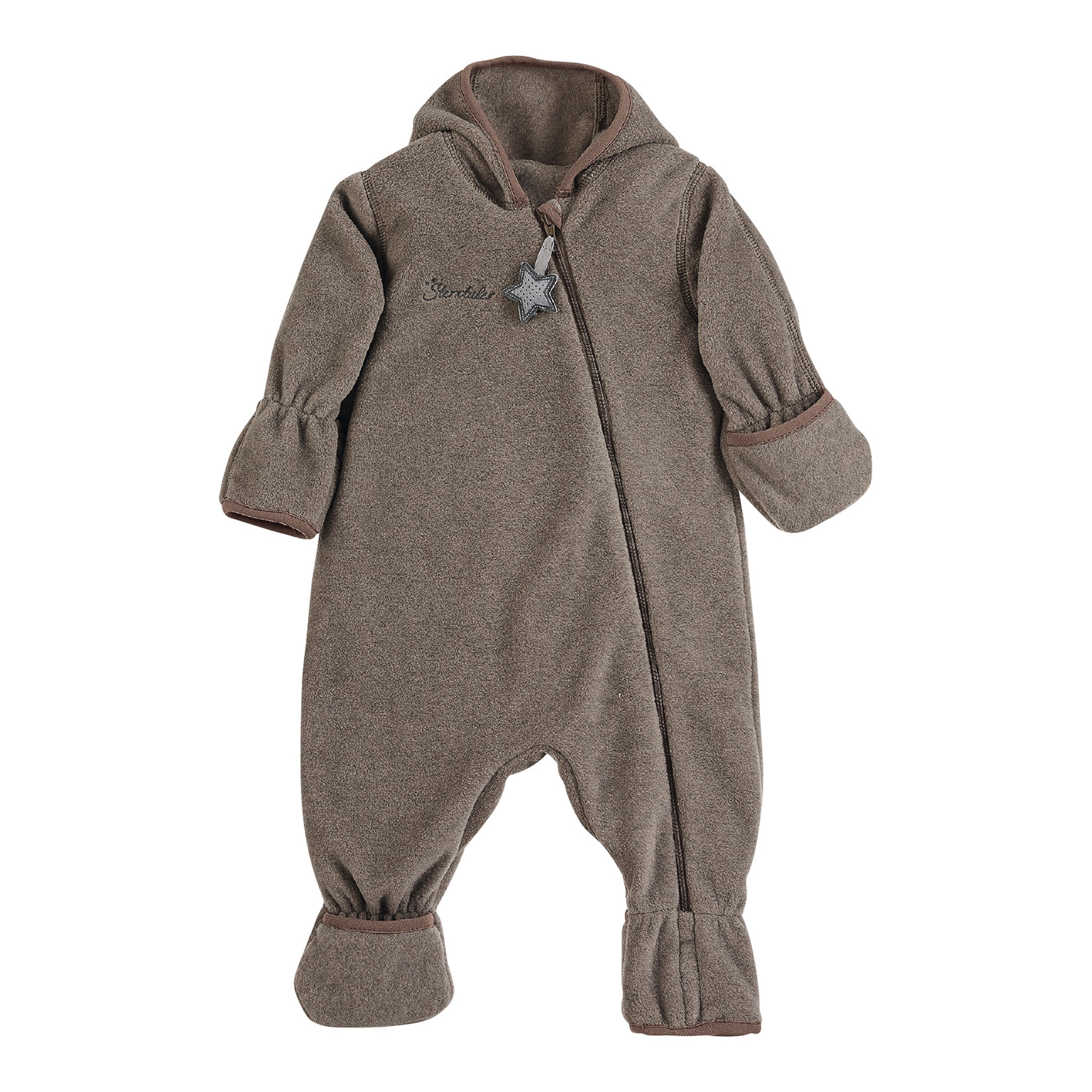 Sterntaler Fleece-Overall braun