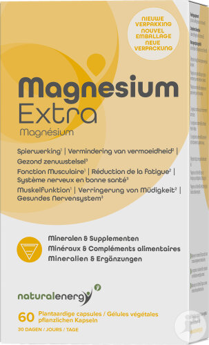 Natural Energy Magnésium Extra 60 Gélules