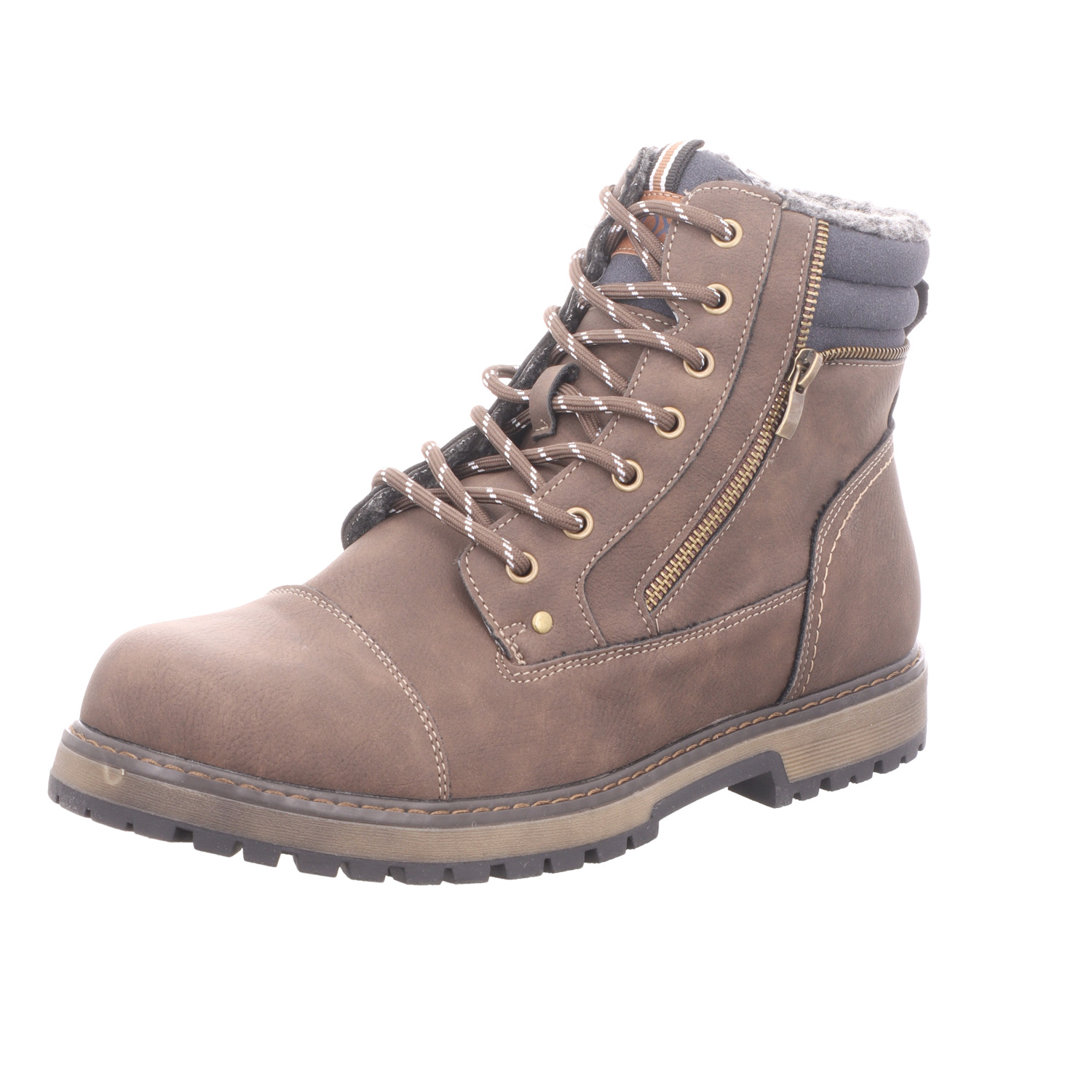 BOXX Herren-Schnürstiefel Braun