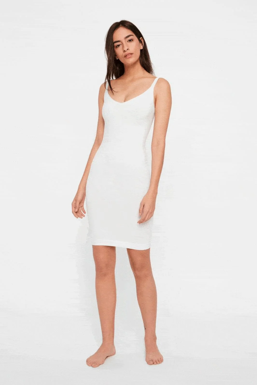 Pieces Pcballroom Long Singlet white