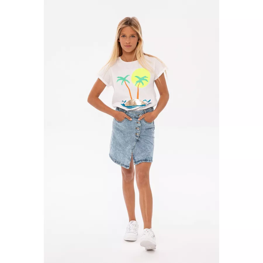 MINOTI Jeansrock Denim-Blau