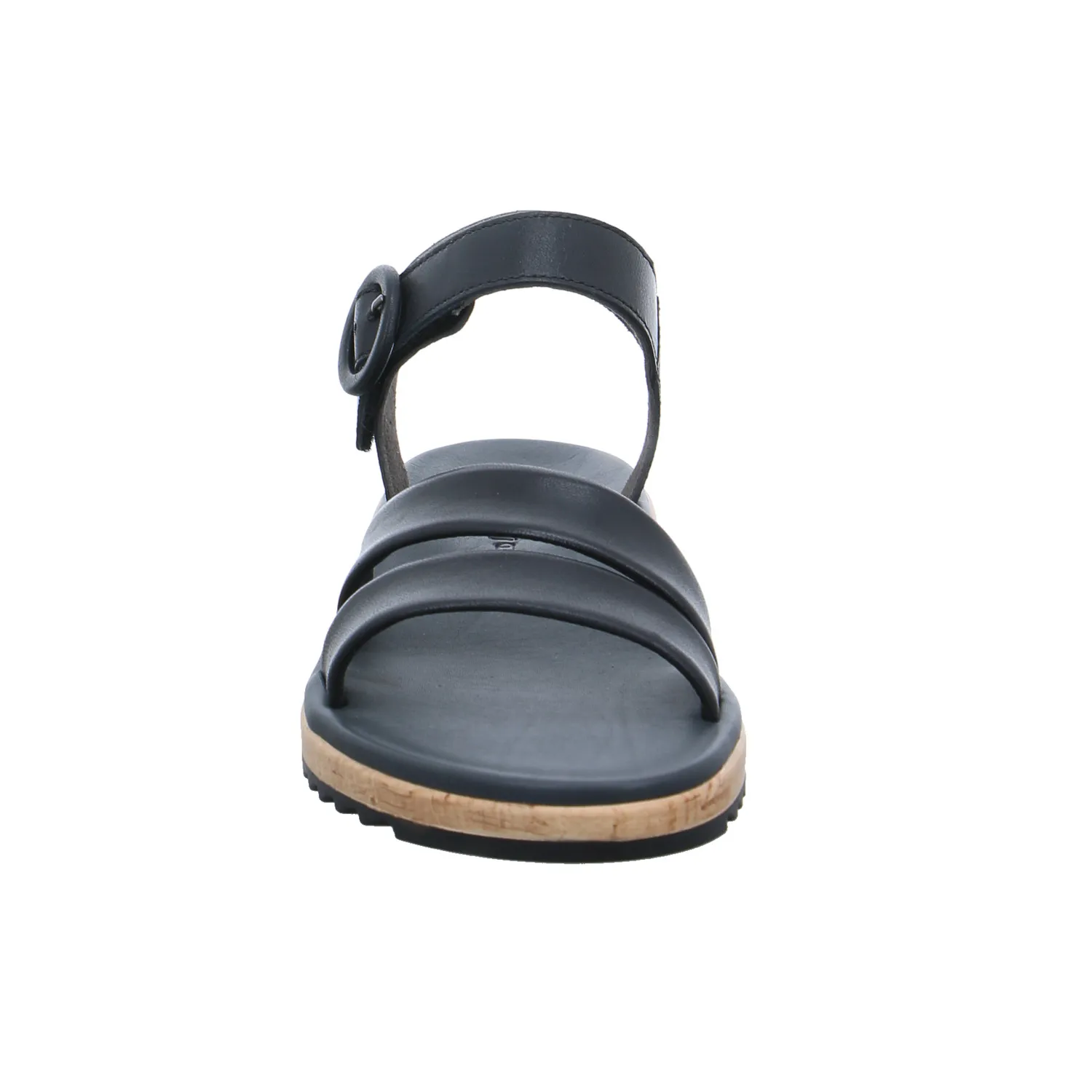 PAUL GREEN Sandalette Schwarz Leder