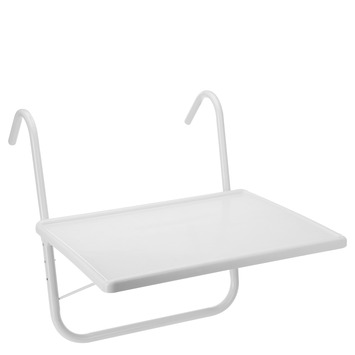 Livin' outdoor balkontafel wit kunststof 40 x 52 cm
