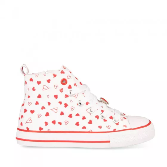 Baskets BLANC LOVELY SKULL