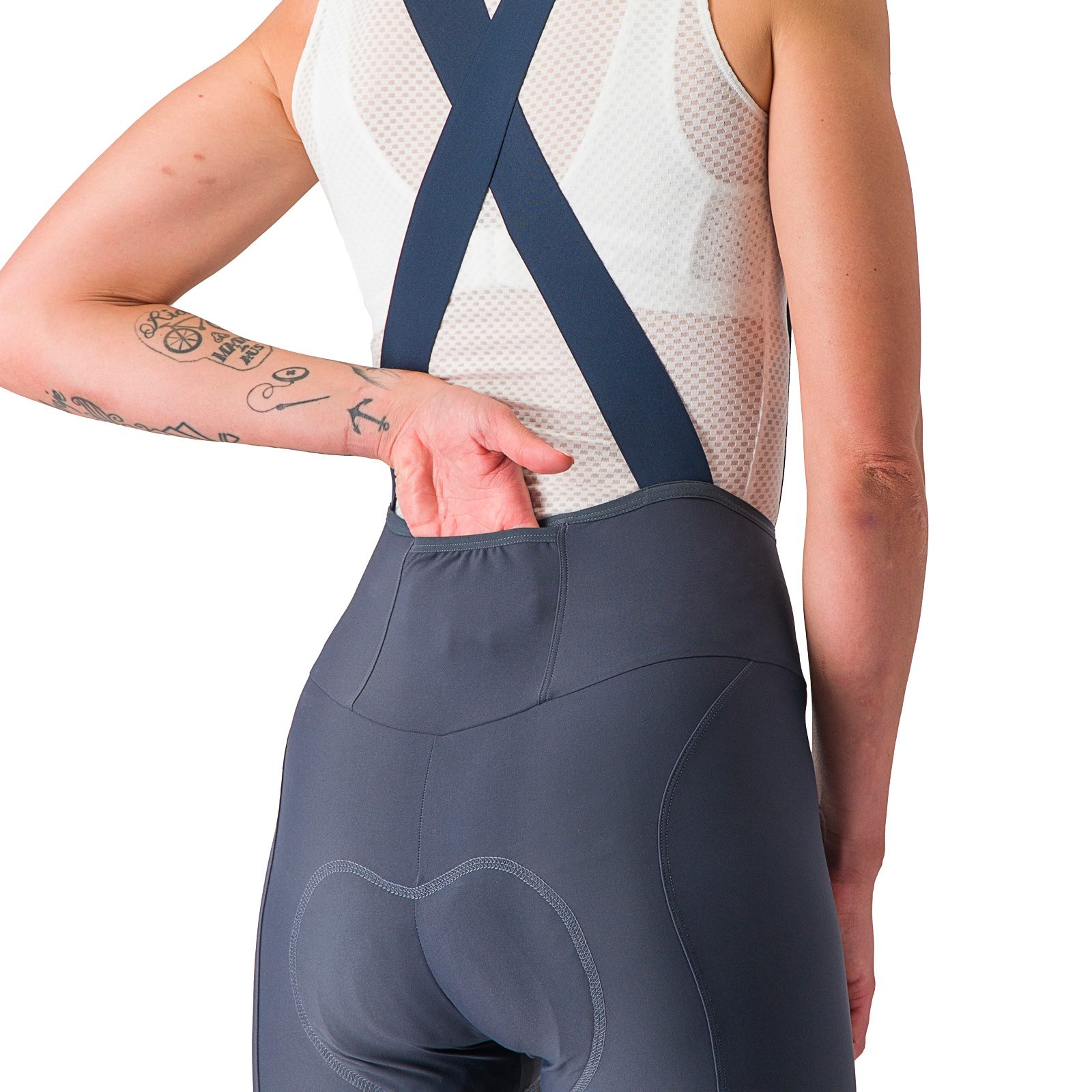 Castelli Espresso Trägerhose Damen twilight blue
