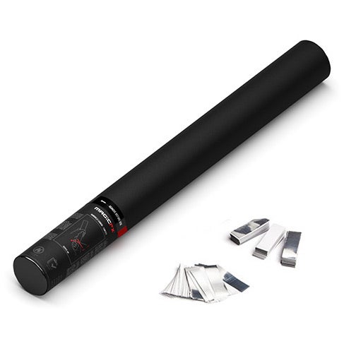 Magic FX HC03WSM Handheld Confetti Cannon 50 cm wit en zilver