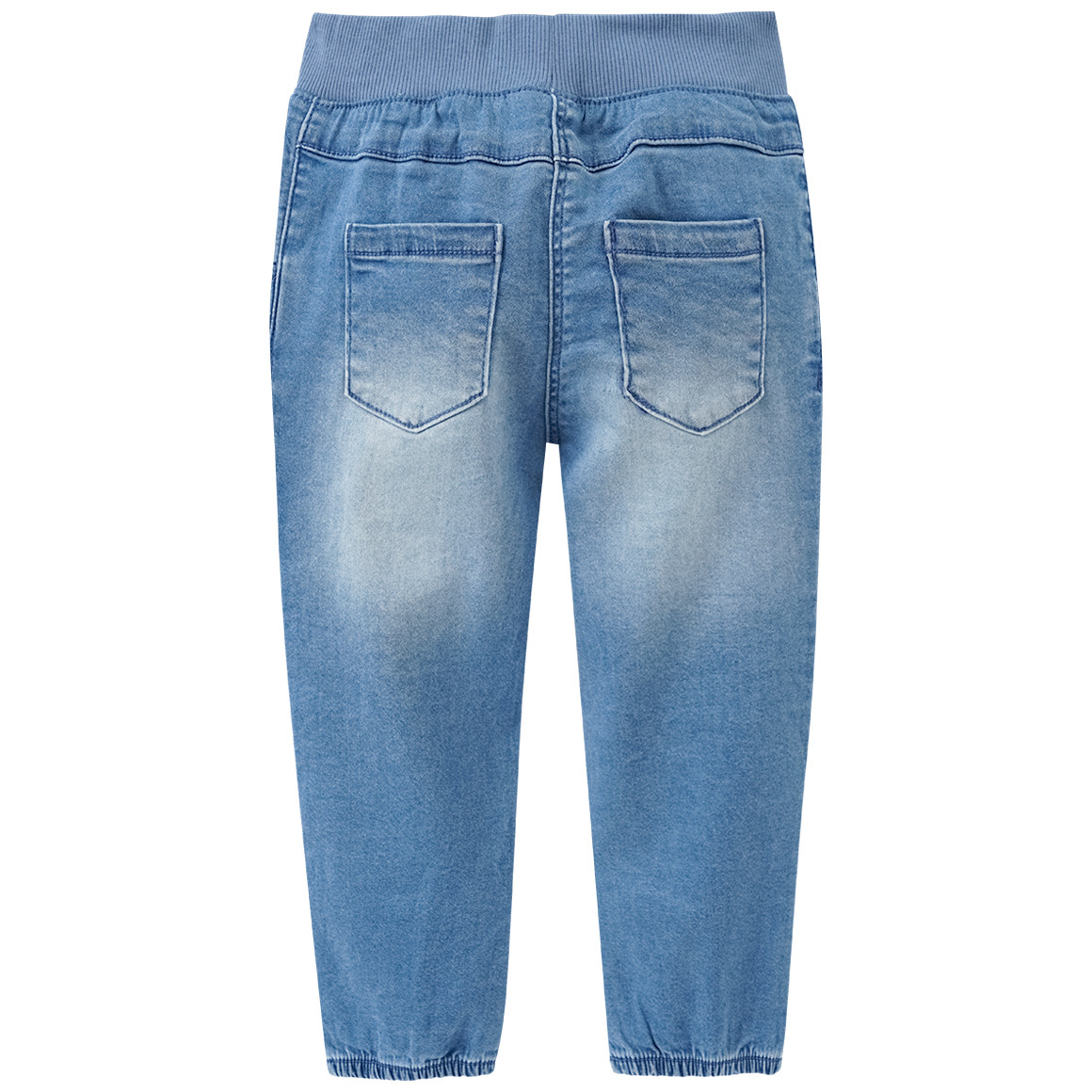 Topomini Baby Jeans mit Schlupfbund hellblau