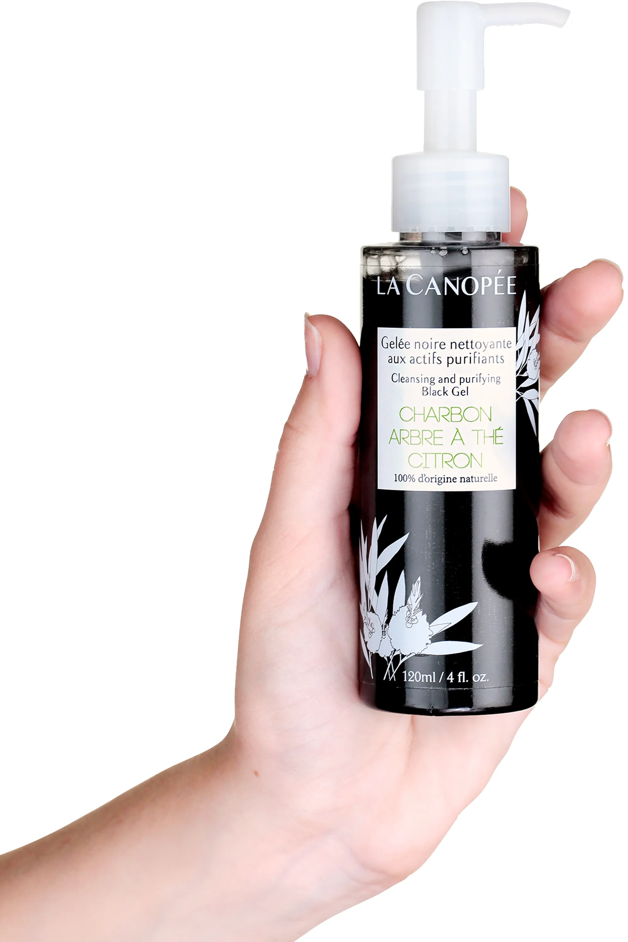 La Canopée Gelée noire nettoyante aux actifs purifiants-120 ml