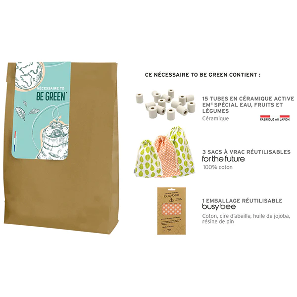 Kit 3 accessoires Ecolo Be Green