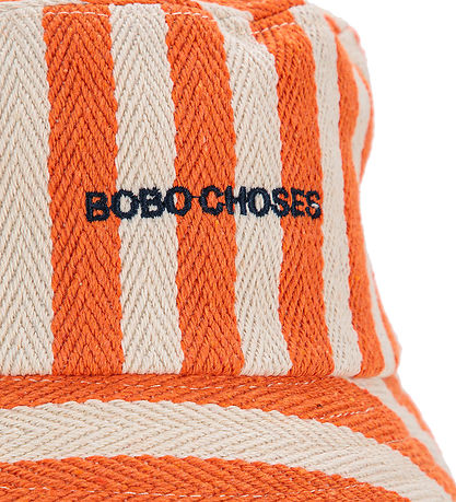 Bobo Choses Sommerhut - Striped - Orange