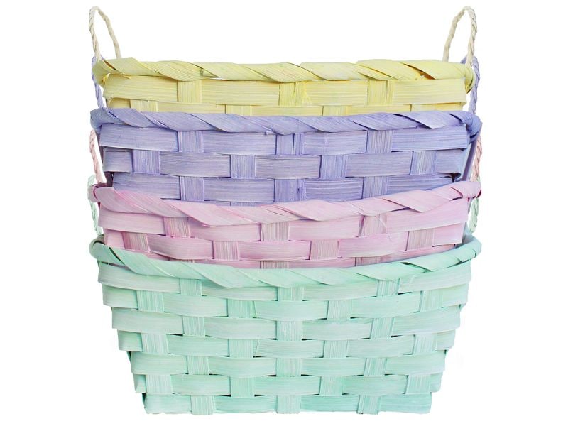 Braun   Company Osterkörbchen 1 Stück, 20 cm, assortiert Bambuskörbchen
