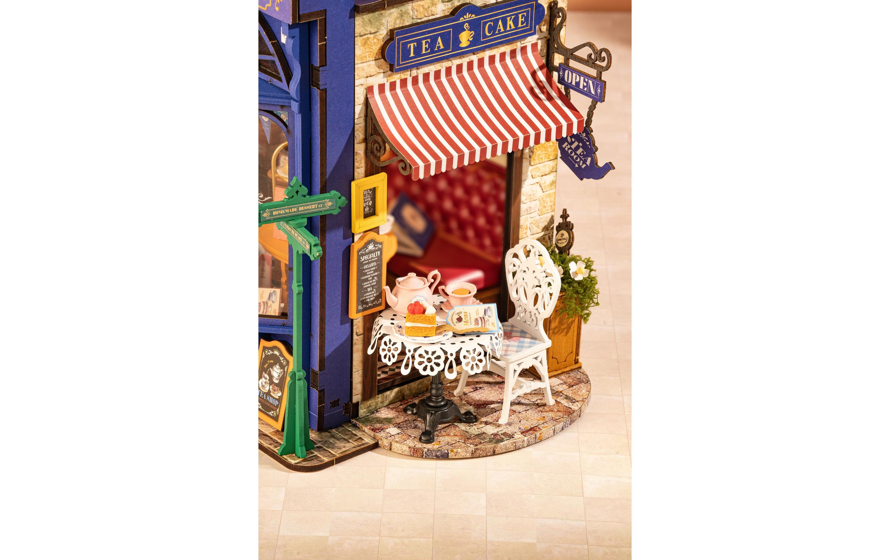 Bausatz Teezimmer3D-Puzzle aus lasergeschnittenen Holzteilen