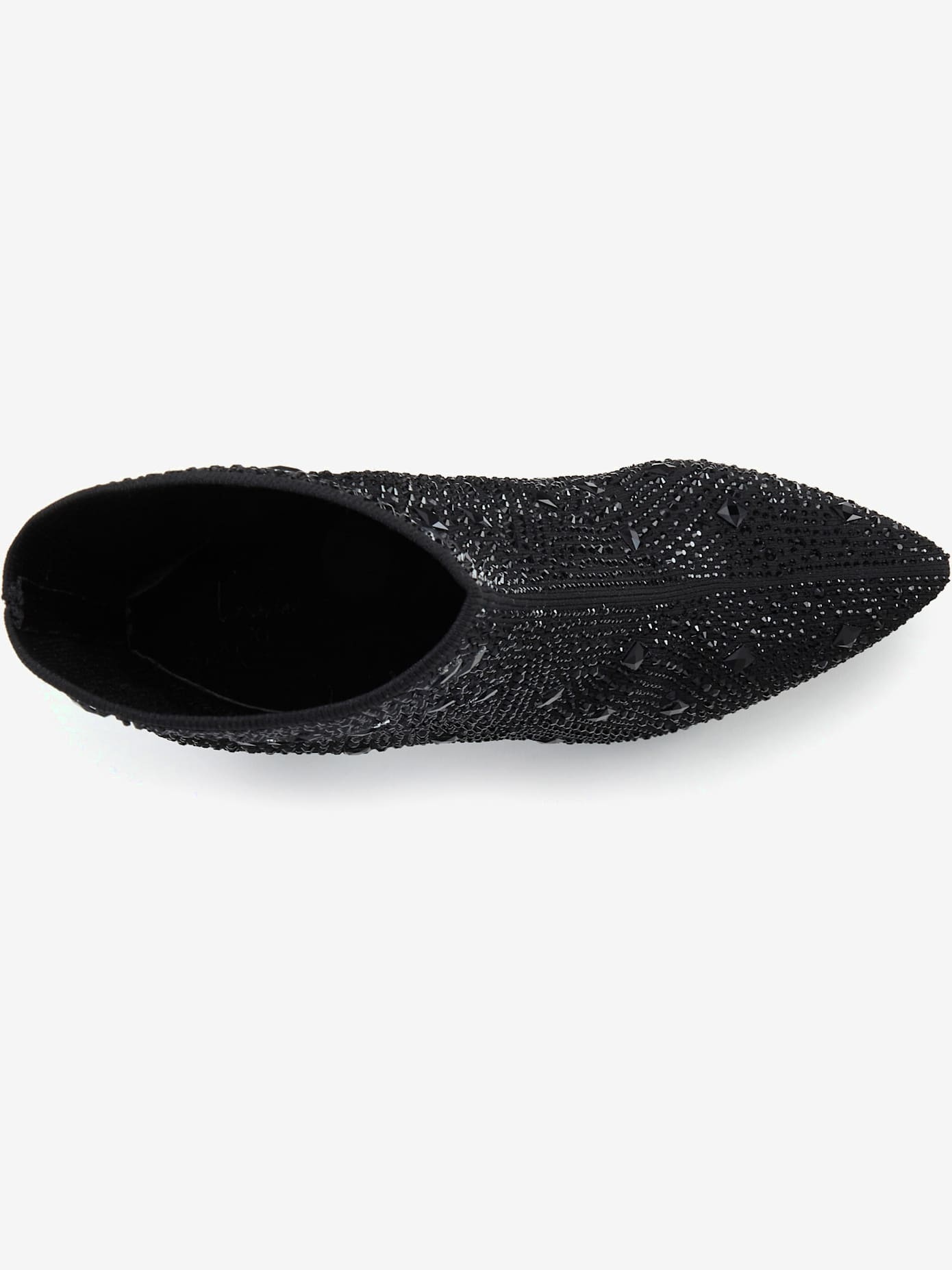 Bottines à talon haut petites pierres fantaisie pour une allure glamour