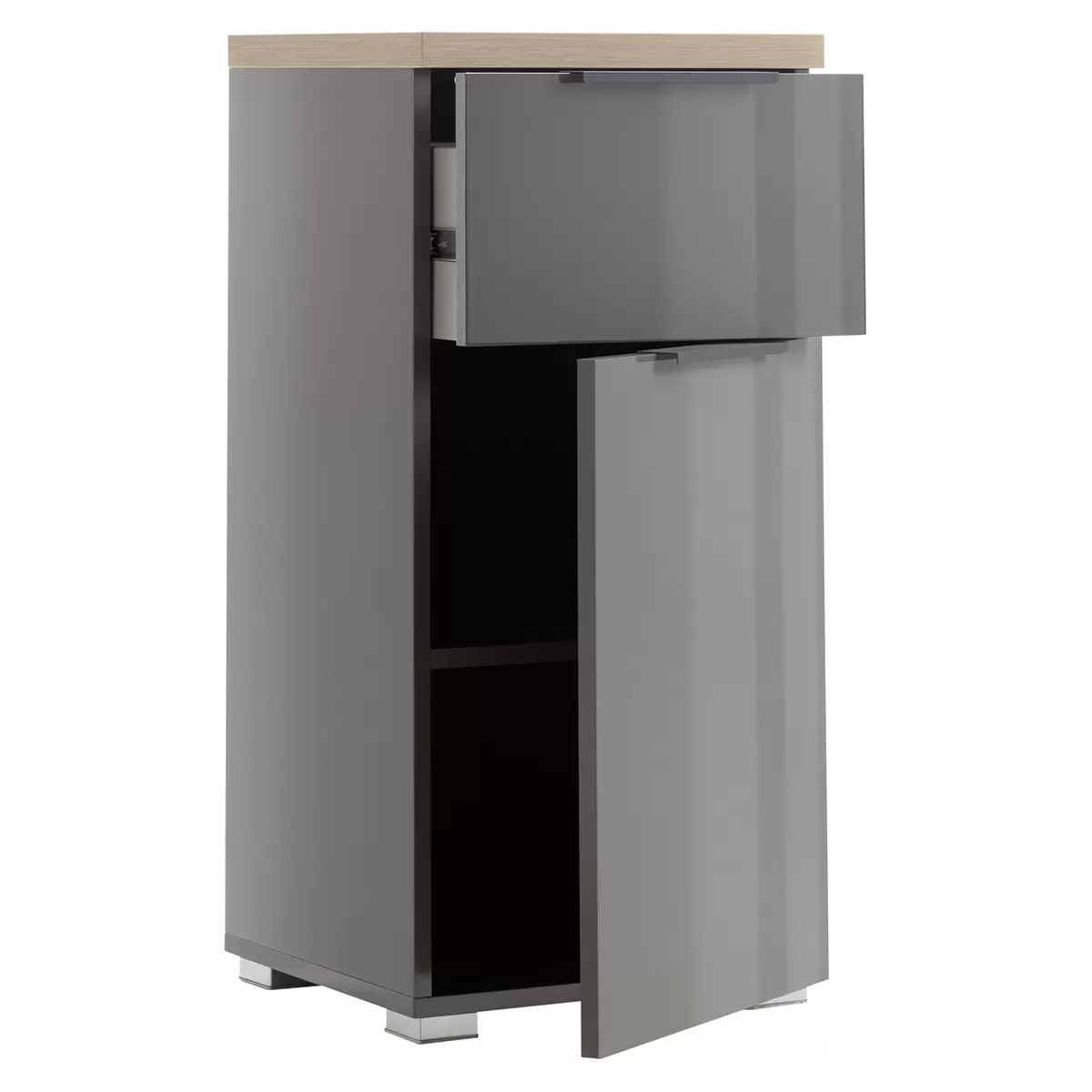 Unterschrank Mundi Artisan Eiche,grau