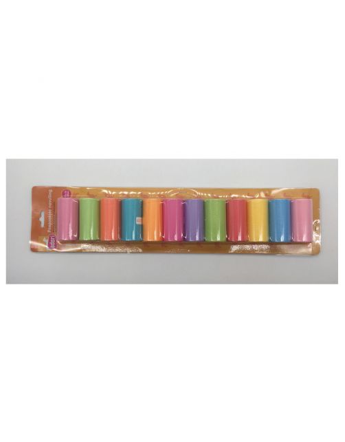 Adori Poepzakjes Regenboog - Hondenpoepzakjes - Assorti 12 Rollen