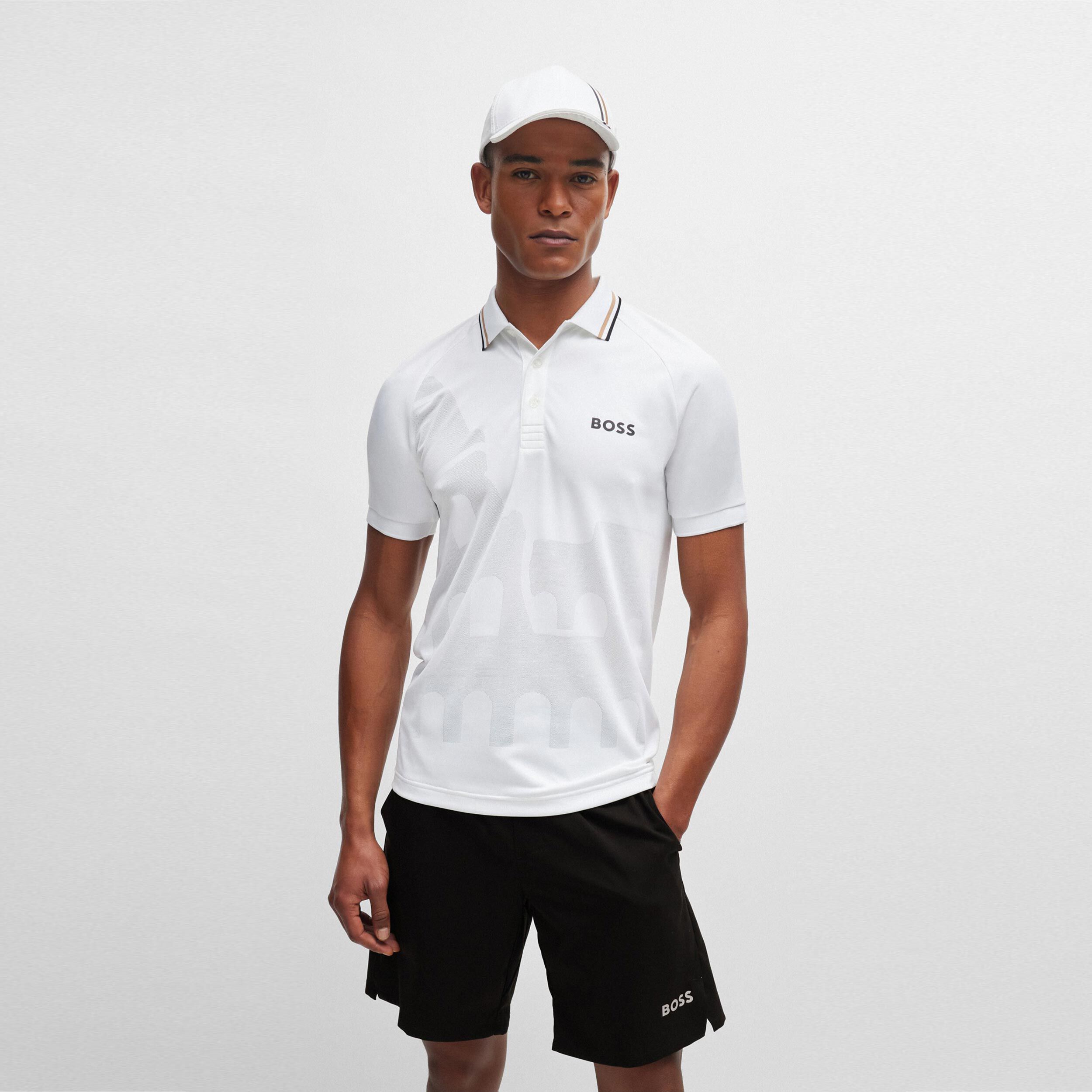 BOSS Patteo MB 14 Polo Hommes - Blanc