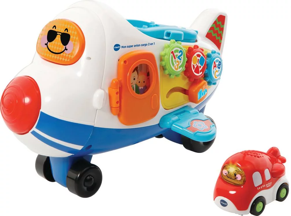 TUT TUT BOLIDES MON SUPER AVION CARGO 2 EN 1