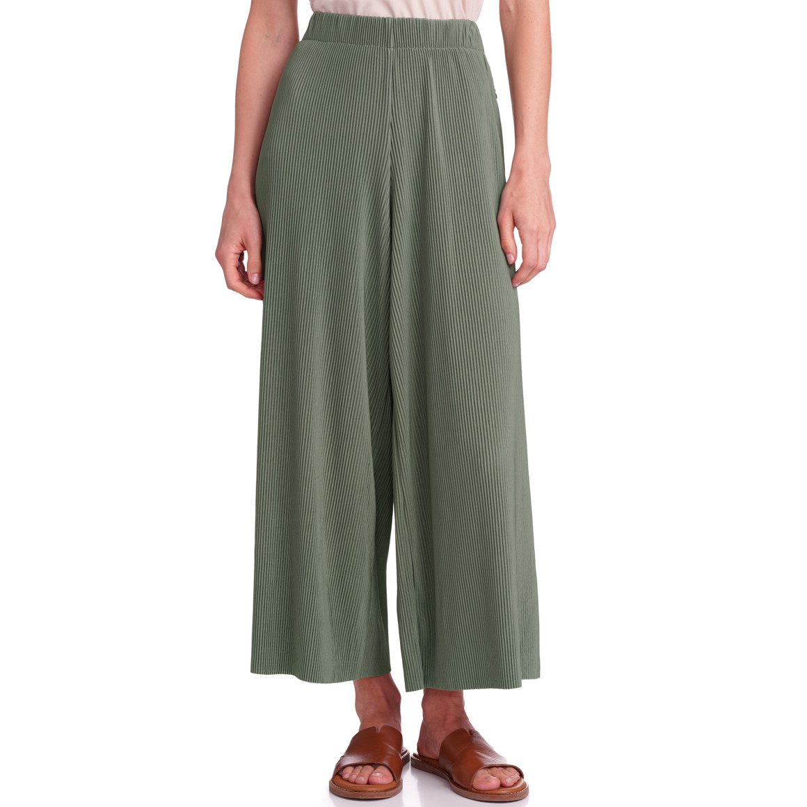 Gina Benotti Damen Culotte in Unifarben salbei