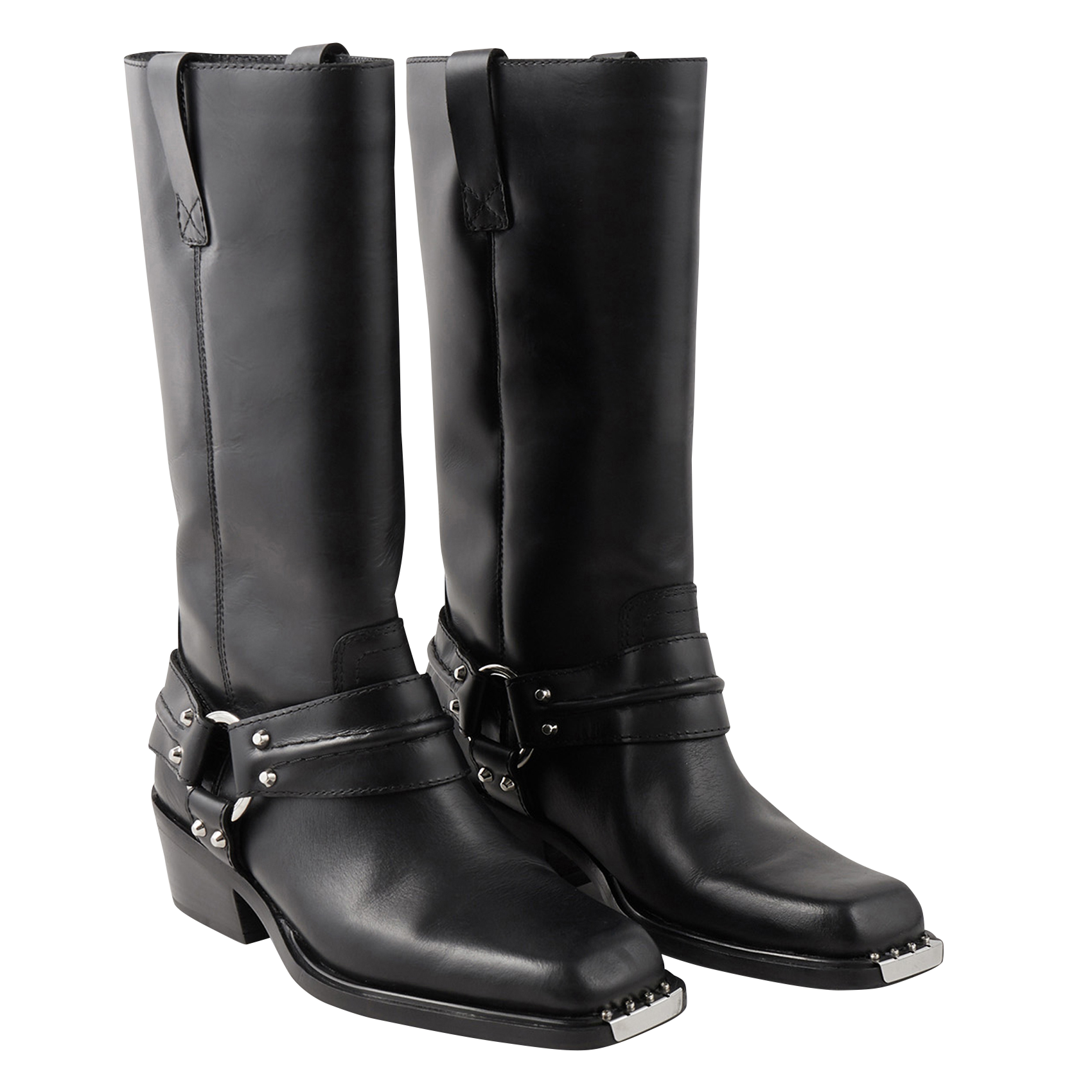 SIXTEN - Bottes en cuir| Noir