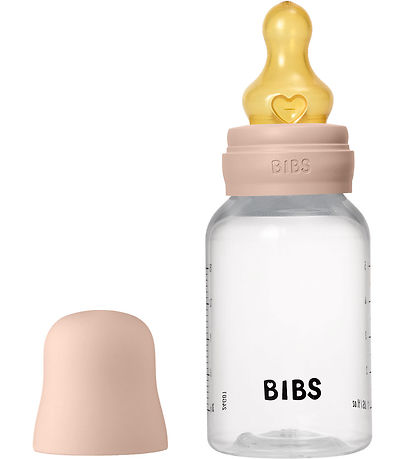 BIBS Babyflasche - 150 ml - PP/Naturgummi - Blush