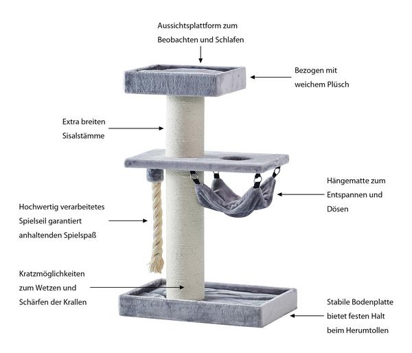 Nobby Kratzbaum Samar, ca. B50/H130/T80 cm