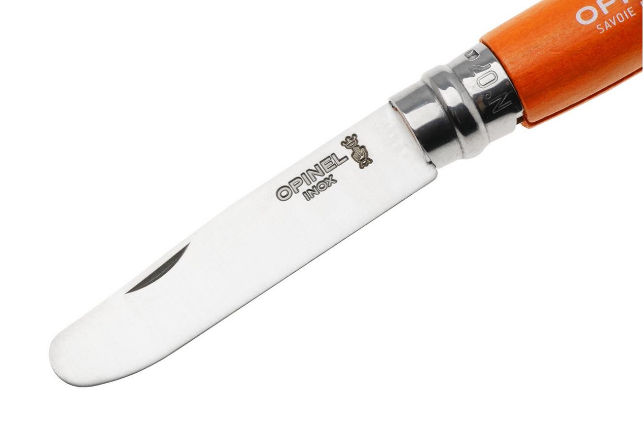 Opinel No. 07 My First Opinel 002363 Mandarin, kinderzakmes
