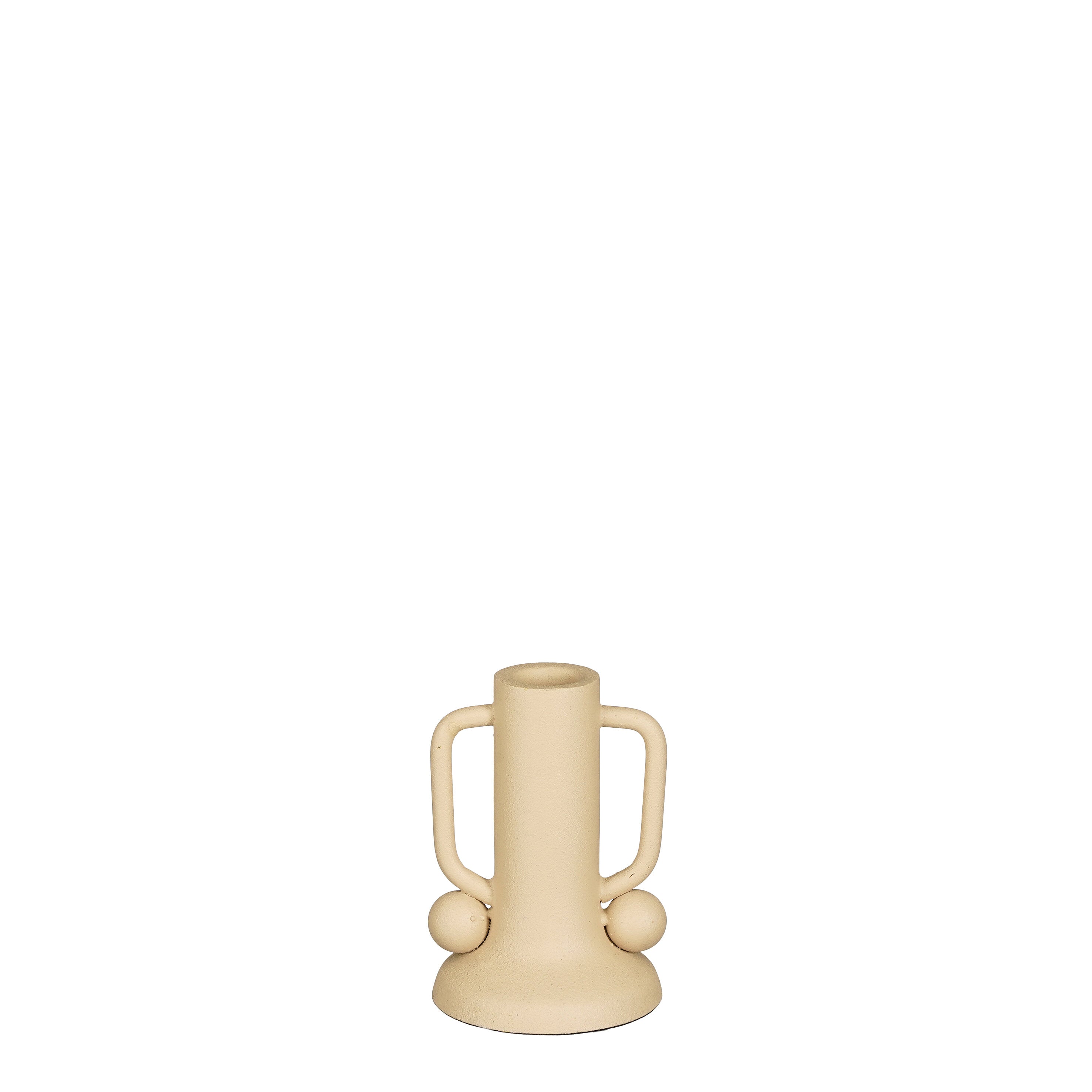 Mica Decorations Ula kandelaar beige - h12xd8cm
