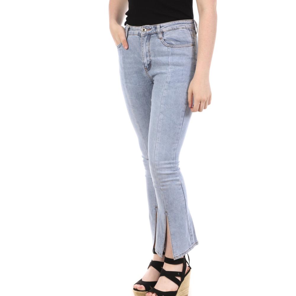 Monday Premium Jean Bleu Clair Femme Monday Premium Droit Fendu
