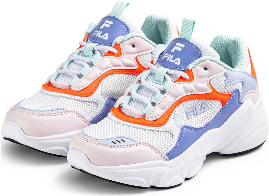 Fila Collene CB sneakers koraalrood lichtblauw