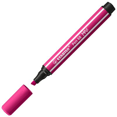 STABILO - Feutre de dessin pointe large biseautée - rose foncé