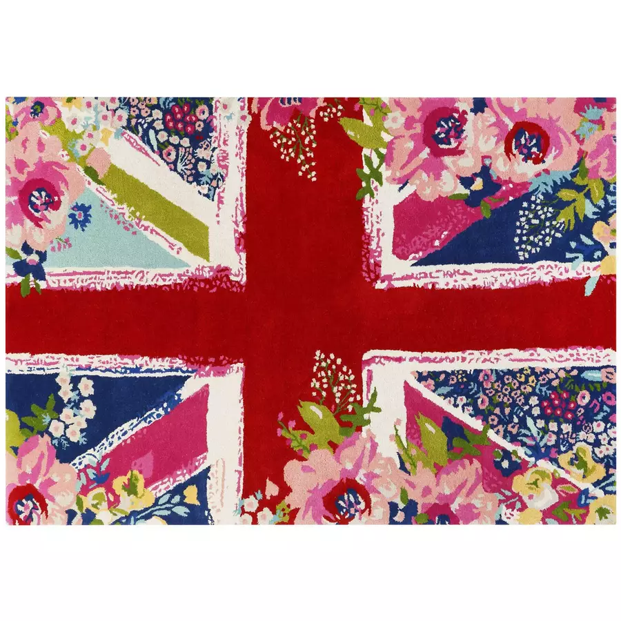Accessorize Kurzflorteppich Bloom Kingdom rot