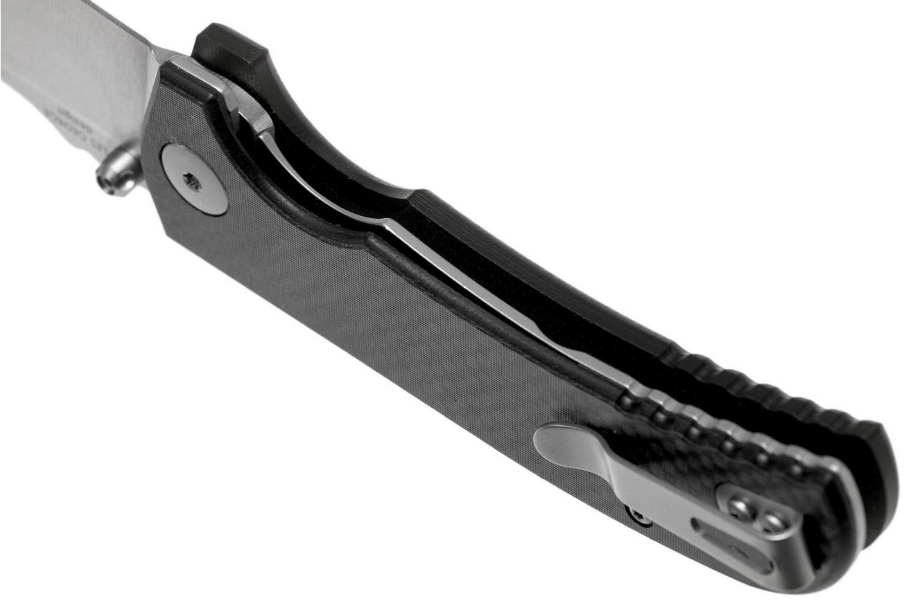 Spartan Blades Astor SFBL8CF Carbonfiber zakmes, Les George design
