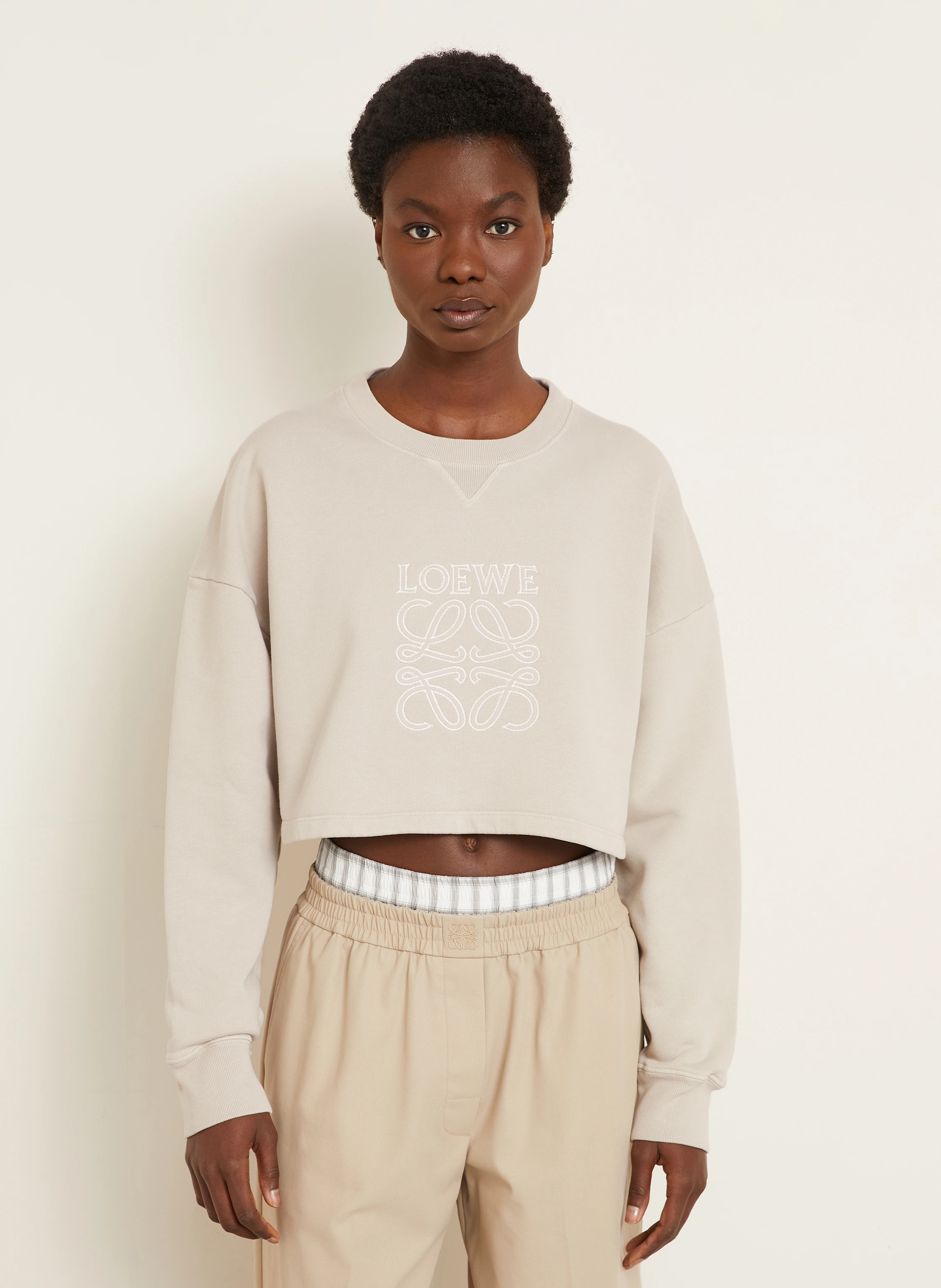 LOEWE Cropped-Sweatshirt