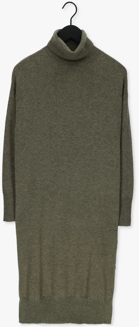 NOT SHY taupe not shy midi jurk teba