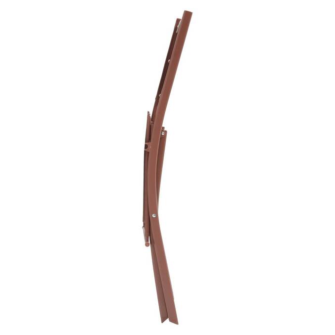 Lot de 4 chaises de jardin pliante MODULA Acajou