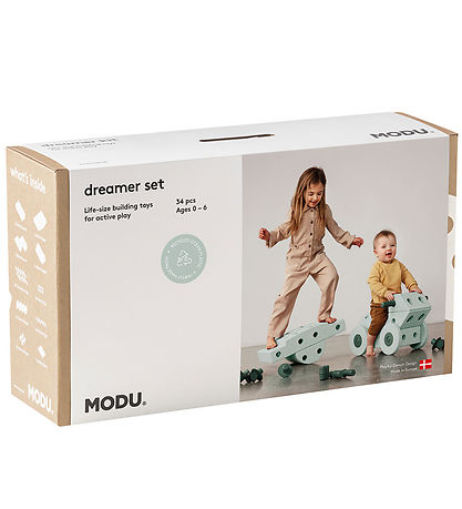 MODU Dreamer S?t - 34 Dele - Ocean Mint/Forest Green