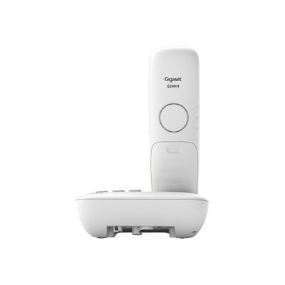 Gigaset E290A - téléphone sans fil à grosse touche - avec répondeur - blanc