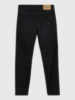 Calça jeans preta reta moderna Hilfiger Monotype