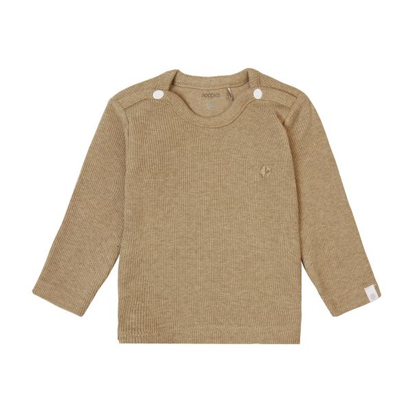 Noppies Rib Natal T-shirt Lange Mouwen Oatmeal Mt. 44